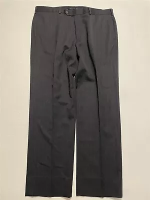 NWT Brooks Brothers 40 X 30 Madison Dark Gray 100% Wool Flat Front Dress Pants • $59.59