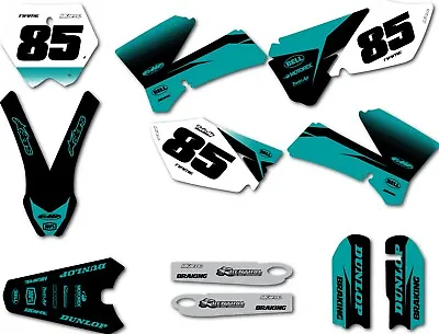 Graphics KTM 85 SX 2006 2007 2008 2009 2010 2011 2012 GROOVE TEAL STYLE Stickers • $212.42