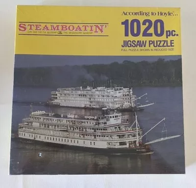 Steamboatin' On The Delta Queen & The Mississippi Queen 1020 PC Jigsaw Puzzle • $9.95