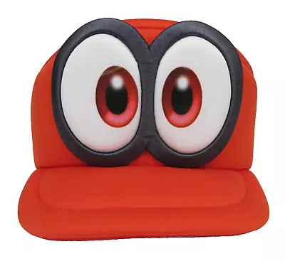 Super Mario Odyssey Hat Adult 14 & Up One Size Red W/ Eyes Game Halloween 2017 • $10