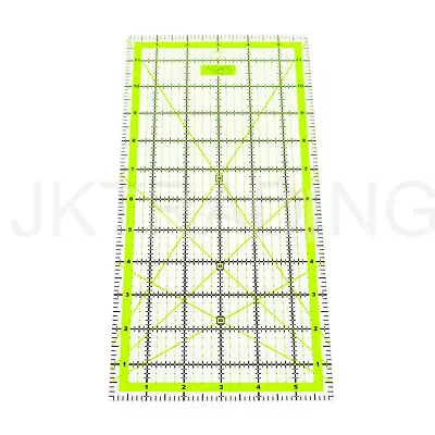 Patchwork Quilting Ruler 12x6 Inch 2-Colour Grid Acrylic By JKCraft • $25.95