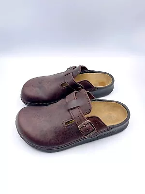 Birkenstock Brown Leather Clogs 8UK  41EU • £80