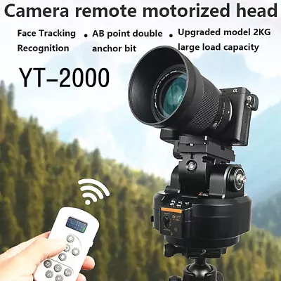 ZIFON YT-2000 AI Face Tracking Motorized Pan Tilt Panoramic Head Remote Control • $99