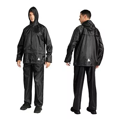  Rain Suits For Men Waterproof Golf Rain Gear Lightweight 3X-Large 016-black • $82.41