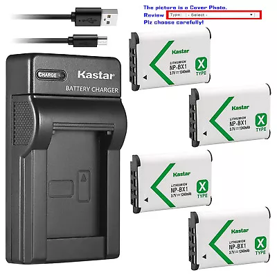 Kastar Battery Slim Charger For Sony NP-BX1 Cyber-shot DSC-RX100M6 (RX100 VI) • $6.59