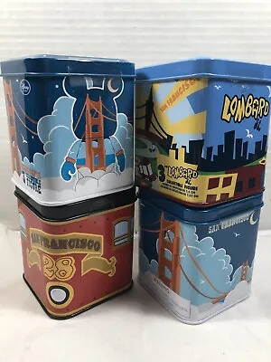 Disney Store Vinylmation Golden Gate San Francisco Exclusive Tins 3  Sealed New • $89.95