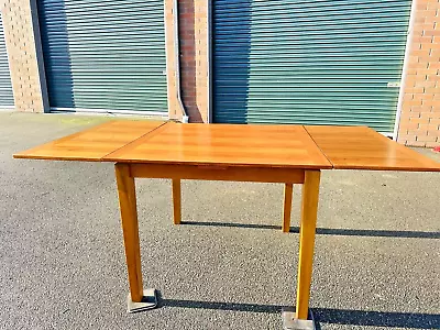 Beautiful Mid Century Danish  Ansager Mobler Extension Bar Height Dining Table • $299.95