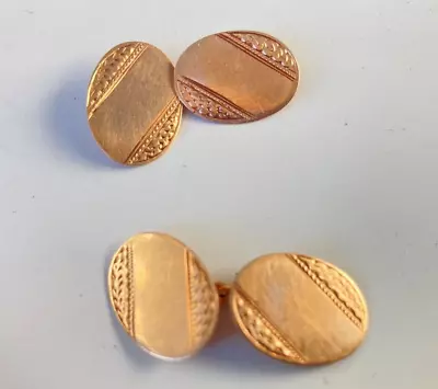 Vintage 9ct Gold Cufflinks Hallmarked • £120