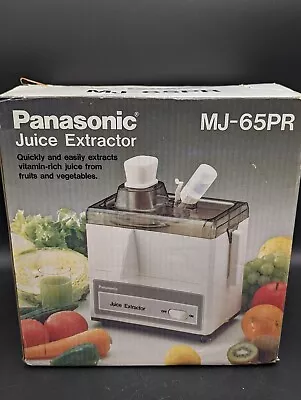 Vintage Panasonic Juicer - Juice Extractor MJ-65PR Made In Japan Open Box - New • $150