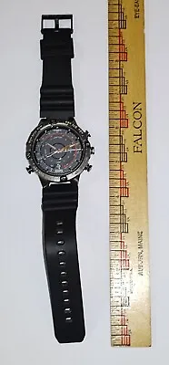TIMEX INTELLIGENT 1854 Quartz-Tide-Temp-& Compass Watch Works New Battery • $90.99