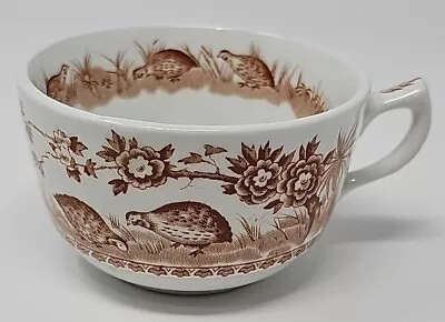 Furnivals Antique Brown Quail Teacup 1913 England #684771 Made In England • $14.85