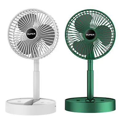 Foldable Desk Fan Small Table Fan Portable Fan Folding Personal Fan For Home • £12.80