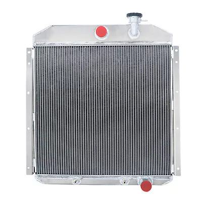 4 Rows Aluminum Radiator Fits For 1955-1959 GMC Truck 4.4L 5.2L 5.3L 5.7L 6.1L • $239