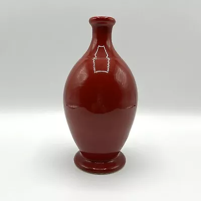 Bleu D’Argile Fait Main French Red Art Pottery Vase • $22