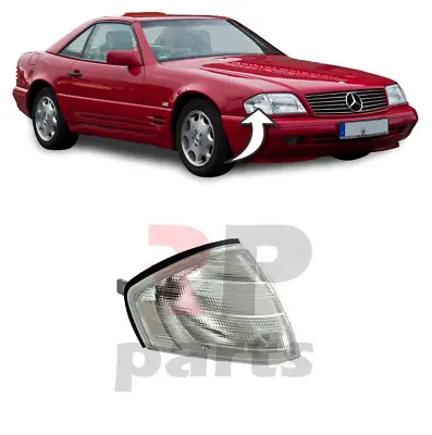 For Mercedes-benz Sl R129 89-01 New Front Fender Indicator Lamp White Right O/s • $47.11