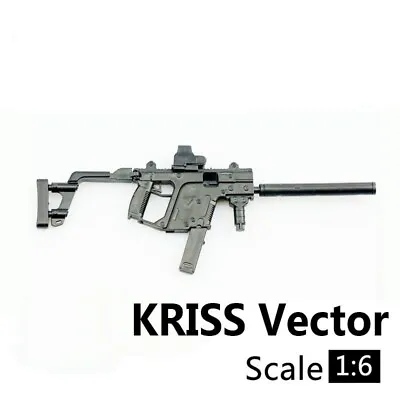 1/6 Scale Kriss Vector Rifle Gun Weapon Military For 12  Action Figure Soldier • £5.99