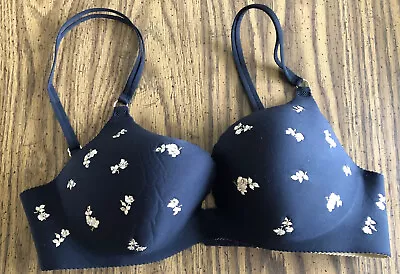 Victoria's Secret Angels Secret Embrace Push Up Bra Black Gold Size 34D • $14.99