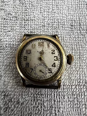 Vintage Elgin Antique Trench Watch Doctors Mens 1907 10k Gold • $15.50