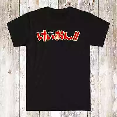 K-ON Anime Manga Logo Men's Black T-Shirt Size S-5XL • $20.90