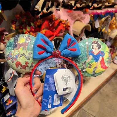 Disney Parks 100 Years Decades 2 Of 10 Snow White Minnie Mouse Ears Headband US • $19.89