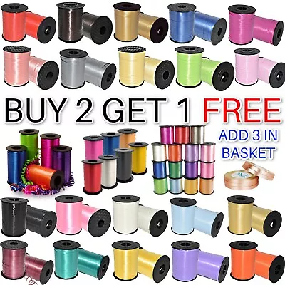 £6.99 • Buy BALLOONS Curling Ribbon HELIUM Birthday Wrapping Party RIBBONS Weight STRING TIE