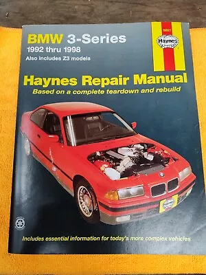 BMW 3-SERIES 1992 To 1998 PLUS Z3 Haynes Repair Manual No 18021 Paperback  • $21.12