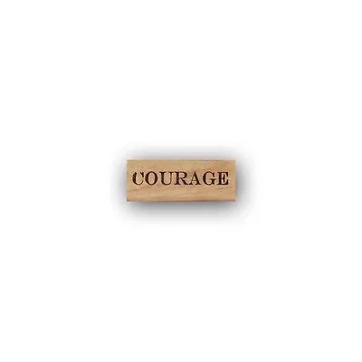 COURAGE Mounted Rubber Stamp Military CMS #4 • $10.47
