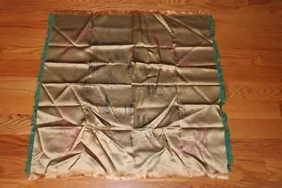 Vintage WW II US Zone Of Germany Bridge Tablecloth 31  Square • $29.99