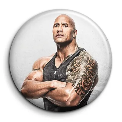 Dwayne Johnson Badge 38mm Button Pin • $1.59