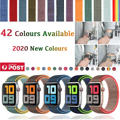 $6.99 • Buy Nylon Woven Loop Sport Strap Band 38-45MM For Apple Watch Series Ultra 8-1 38-49