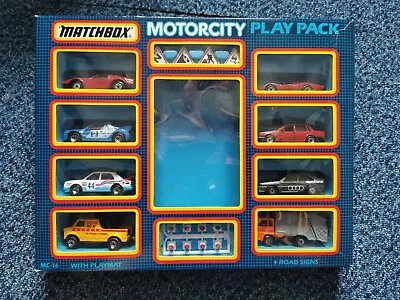 MATCHBOX  MOTORCITY  Diecast Metal & Plastic  Vehicles Boxed 1989  Very Rare • £49.99