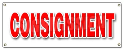 £97.04 • Buy CONSIGNMENT BANNER SIGN Secondhand Brands Clothes Furniture Store