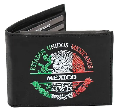 Cartera Con Escudo De México Billetera Mexico Coat Of Arms Printed Wallet • $19.99