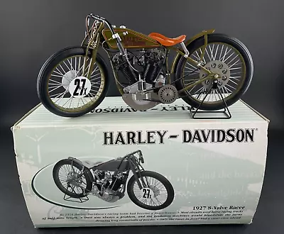 Harley Davidson 1927 8 Valve Racer Diecast Metal Motorcycle Model 1:6 Scale • £213.72