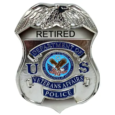 $9.99 • Buy VA Veterans Affairs Police Officer RETIRED Administration Shield Lapel Pin BL7-0