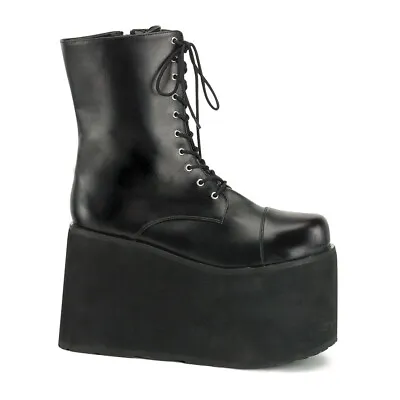 MON10/B/PU Men's Black Monster Frankenstein Big Platform Halloween Costume Boots • $93.56