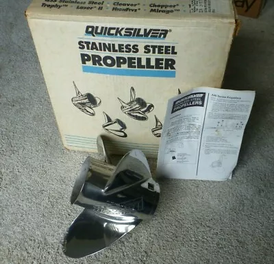 Quick Silver Laser 2 Propeller D14 P19 48-16543A41 Counter SS New In Box • $299