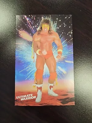 Vintage 1988 WWF Superstars Series Ultimate Warrior Postcard Rare Fast Shipping  • $29.96