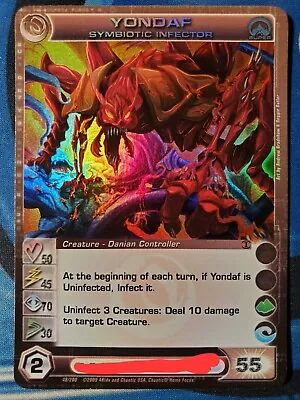 Chaotic TCG CCG | Yondaf Symbiotic Infector (Max EP) | Super Rare AU • $55