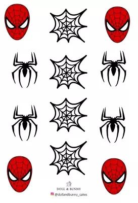 Spiderman Cake Topper Bundle. Premium Edible Icing Sheet • £5.25