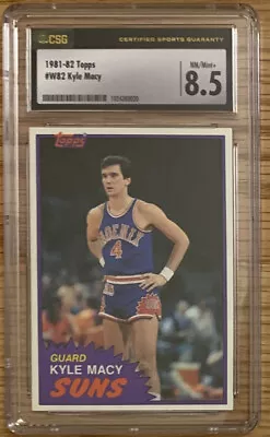 1981 - 82 Topps #82 West - Kyle Macy - Graded CSG 8.5 NM MT+ - Basketball Card. • $19.99