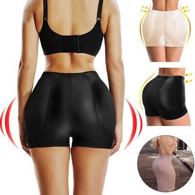 Padded Bum Pants Hip Enhancer Butt Booty Lifter Shaper Bodyshorts Underwear Yoga • £3.89