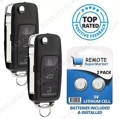 Replacement For Volkswagen VW 02-09 Beetle 02-05 Golf Remote Car Key Fob Pair • $22.29