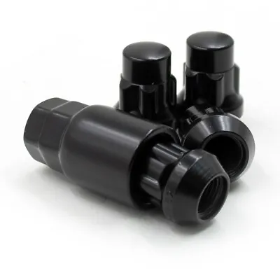 Locking Lug Nuts Wheel Locks 12x1.5 Black Bulge Acorn Lock Set • $13.97