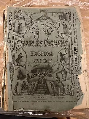 1871 The Works Of Charles Dickens Household Edition Parts 1-6 Oliver Twist Chuzz • £35