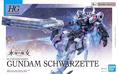 #25 HG Gundam Schwarzette  The Witch From Mercury  Model Kit Bandai Hobby • $25