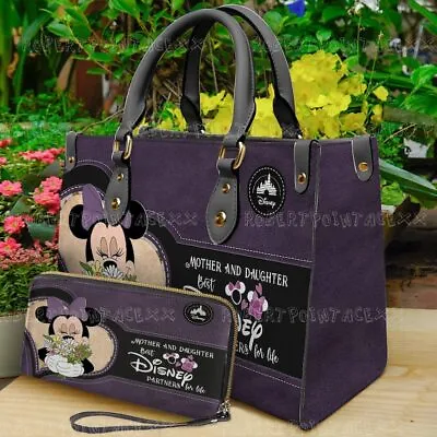 Personalized Minnie Mouse Handbag Disneyland Minnie Mouse Gift Bag Wallet • $29.99