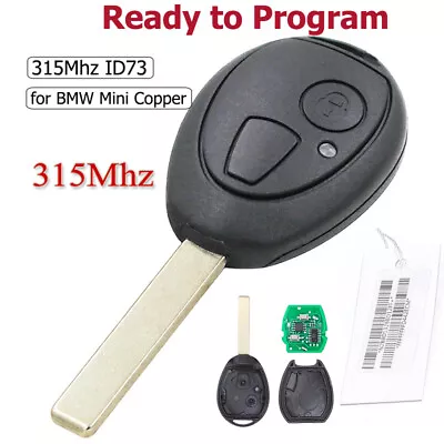 Remote Key Fob 2 Button 315MHz PCF7930 Chip For 2002 2003 2004 2005 Mini Cooper • $21.22