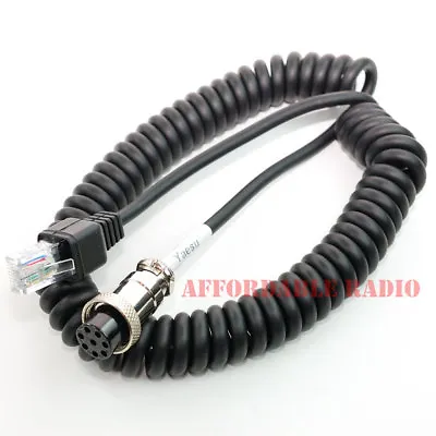 Yaesu MD-100 MD-200 MD-1 Microphone Mic Cable 8pin RJ-45 Modular FT-450D FT-991A • $27.99