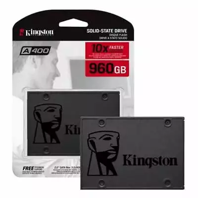 New Kingston SSD A400 1TB 960GB 480GB 240GB SATA III 2.5  Solid State Drive PC • £32.37